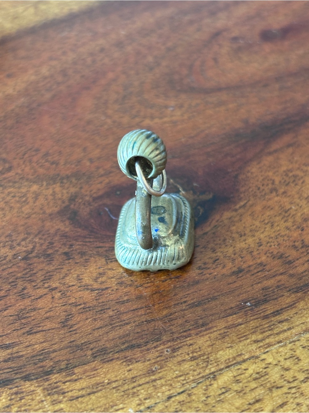 Vintage Antique Georgian Victorian Gold Cased Garnet Wax Seal Fob Pendant Charm - Picture 4 of 7
